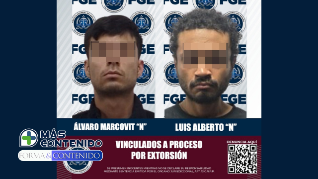 FGE OBTIENE VINCULACIÓN A PROCESO DE DOS HOMBRES POR EXTORSIÓN EN TIJUANA