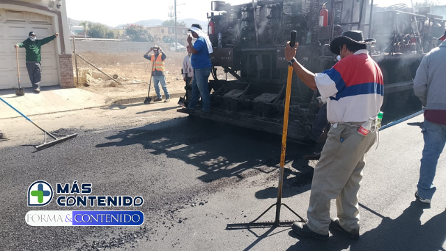 PRESENTA AVANCE DEL 45% REHABILITACIÓN DE LA CALLE TERCERA EN LA COLONIA HIDALGO