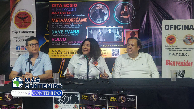 CATEM BAJA CALIFORNIA REGRESA A MEXICALI EL ROCK CON LA PRESENTACIÓN DE ZETA BOSIO DE SODA STEREO Y OTRAS LEYENDAS COMO AL VOCALISTA DE AC/DC