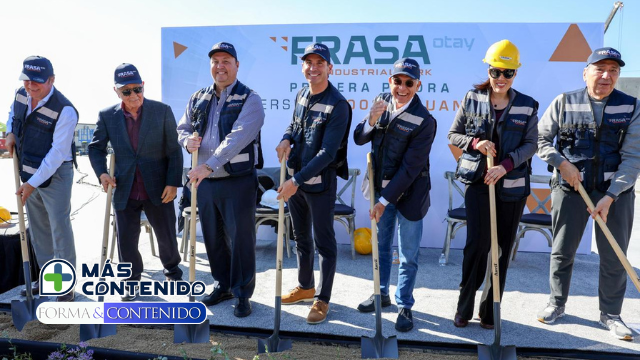 COLOCAN PRIMERA PIEDRA EN «FRASA OTAY INDUSTRIAL PARK»