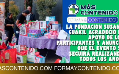 FESTEJA LA FUNDACIÓN SUSANA GUAKIL A MÁS DE 200 NIÑOS DE LA ZONA ESTE